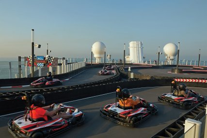 NCL Bliss race track